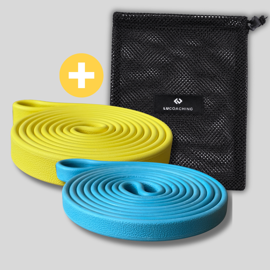 Lu´s Resistance Band Bundle Shop *NEU* Resistance Band Set - Light & Medium inkl. Beutel – Bild 1